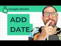 How to Insert Date In a Cell in Google Sheets