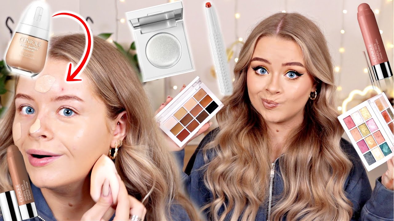 FULL FACE OF FIRST IMPRESSIONS.. Worth the hype? 👀 (Makeup by Mario, Clinique, KVD + more..)