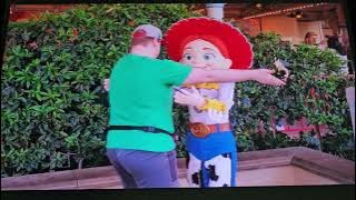 Joel Meeting Hugging And Talking to Jessie At Disneyland Anaheim In 2024