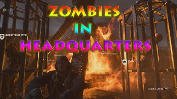CALL OF DUTY: WWII - ATTACK OF THE UNDEAD UPDATE HQ EASTER EGGS & SECRETS - ZOMBIES IN MULTIPLAYER!