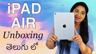 iPad Air 4 Unboxing in Telugu | Touch ID is Back | First Impressions | Camera samples  By PJ