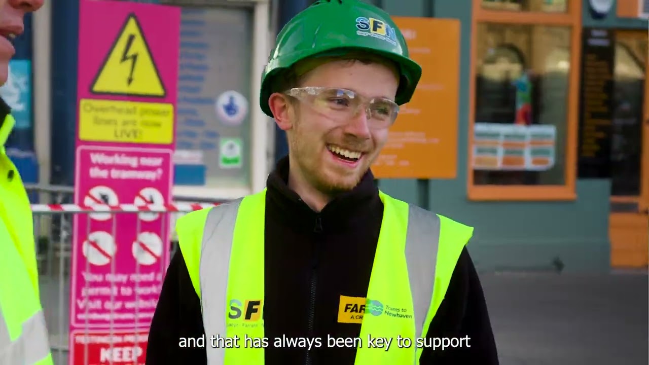 Video Sacyr. We launch Trams to Newhaven, connecting Edinburgh across Leith Walk