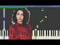 How to play Scars To Your Beautiful - EASY Piano Tutorial - Alessia Cara