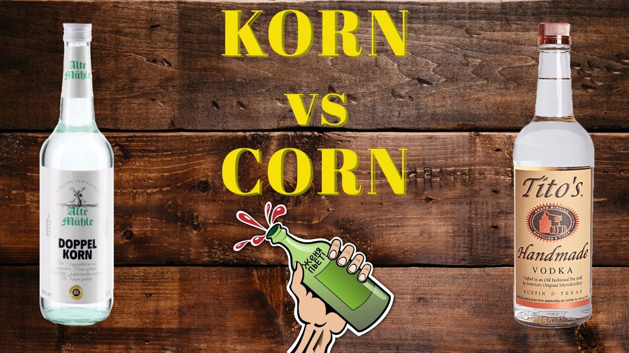 Alte Mühle DOPPEL KORN vs TITO’s Handmade Vodka. Американская vs Немецкая Водка Корн. Женя Пьёт#34