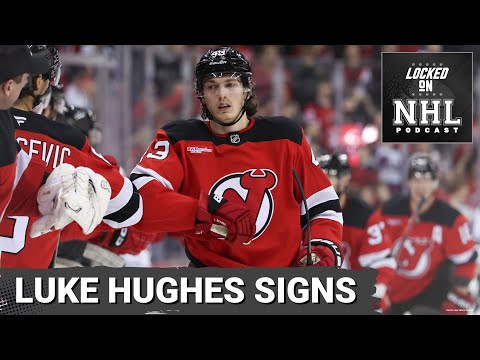 Luke Hughes Signs MONSTER Extension With New Jersey Devils