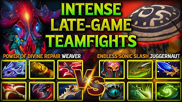 INTENSE LATE-GAME TEAMFIGHTS | POWER OF DIVINE RAPIER WEAVER VS. ENDLESS SONIC SLASH JUGGERNAUT