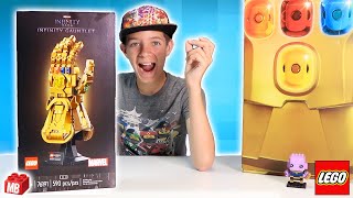 NEW 2021 Lego MARVEL The INFINTY GAUNTLET Epic Lego Unboxing Build Review Built by 13 yr old