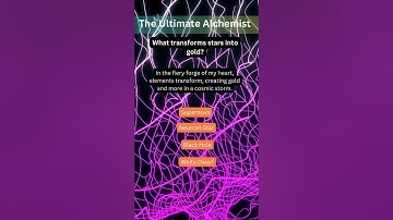 Can You Solve It? The Ultimate Alchemist: The Cosmic Forge of Elements