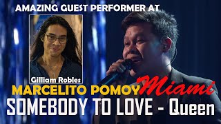 MARCELITO POMOY (Miami Concert) GILLIAM ROBLES performs SOMEBODY TO LOVE by Queen