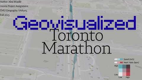 Geospatial Visualization of Runner Health Data: Toronto Waterfront Marathon