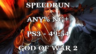 Speedrun God of War II Any% NG+ - 49:54 - (PS3)