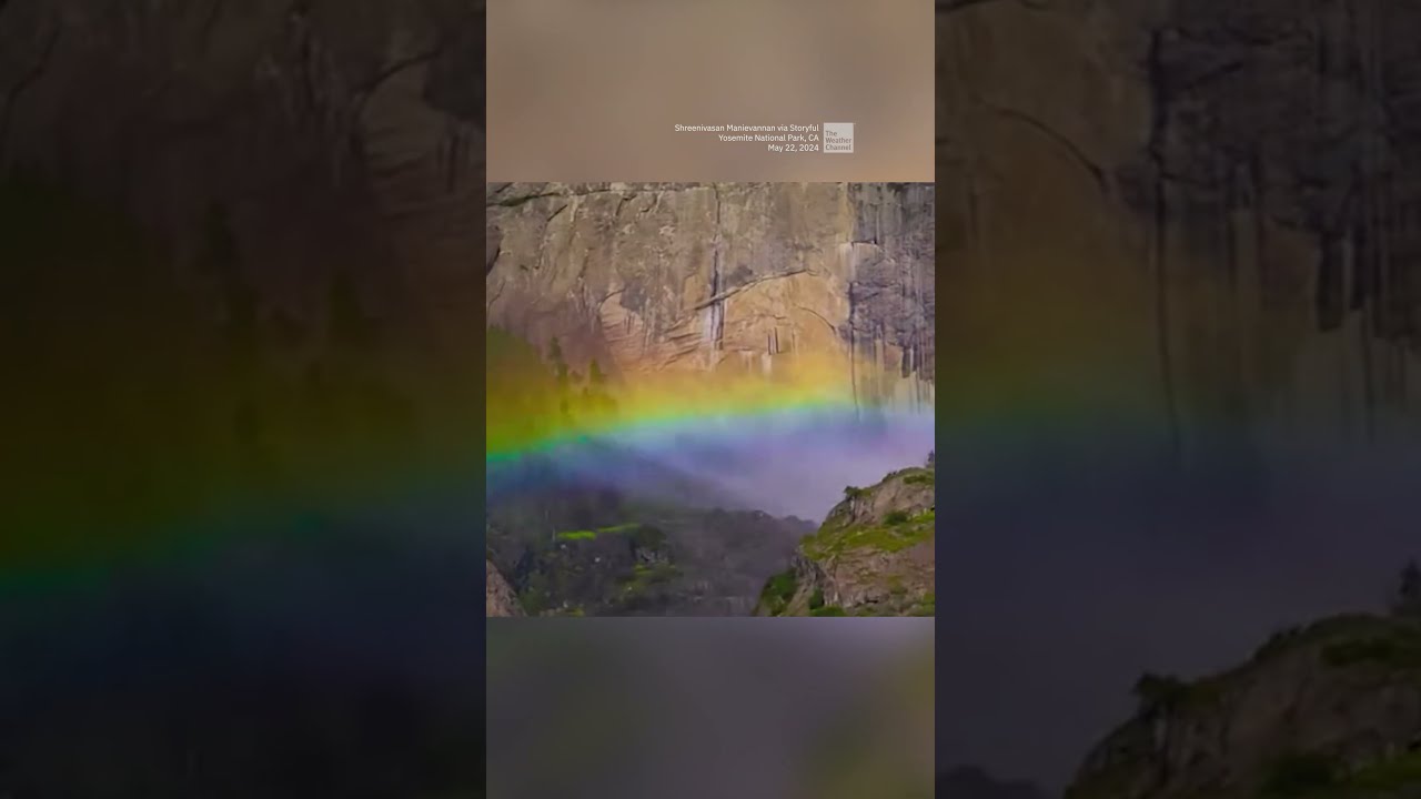 Moonbows Create Magical Scene At Yosemite Waterfall