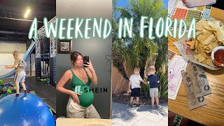Florida vlog: SHEIN maternity haul, sister in town, trampoline park, pool day, lunch date and MORE!! by Jen Stone 2,084 views 1 month ago 23 minutes