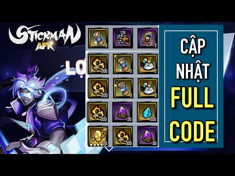 Cập Nhật Full Code Mới Nhất Tân Thủ Stickman Afk Liên Minh Bóng Đêm -  Youtube