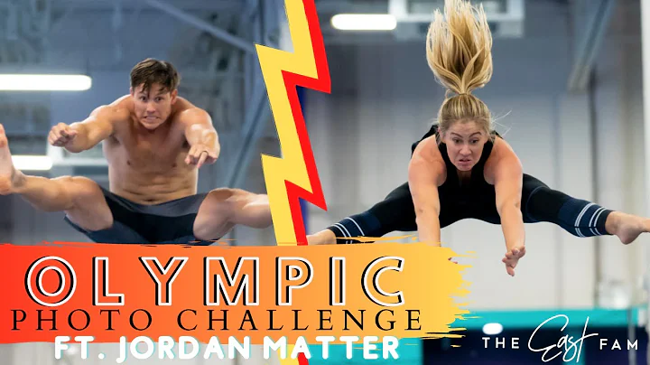 recreating OLYMPIC gymnastics PHOTOS challenge w/ ...