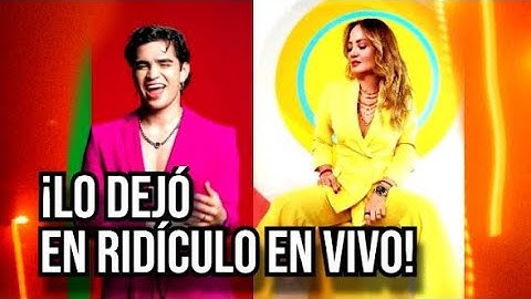 😱 “¿Y TÚ QUIÉN ERES?” Andrea Legarreta EXPONE a Aarón Mercury en su presentación