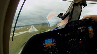 ✈Beechcraft Premier 1a - Landing at Prague Ruzyně International Airport