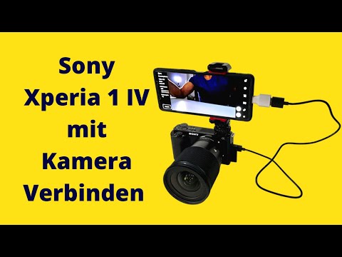 Sony Xperia 1 IV mit Kamera verbinden (Externer Monitor)