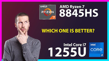AMD Ryzen 7 8845HS vs INTEL Core i7 1255U Technical Comparison