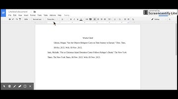 Hanging Indent in Google Docs