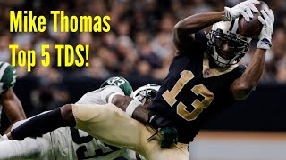 Michael Thomas Top 5 Touchdowns of 2018