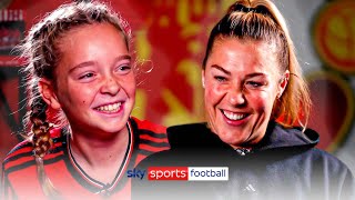 Mary Earps interviewed by mini-Mary 😂 | Which Manchester United player is the cleverest?