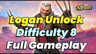 Old Man Logan Trial Event: Difficulty 8 Full Gameplay! How to 4 Star Unlock! | MARVEL Strike Force
