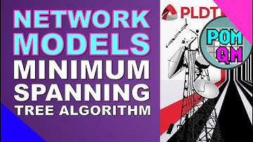 NETWORK MODELS  Minimum Spanning Tree Algorithm POM QM Method | Lecture Series #29 | SO EASY!!