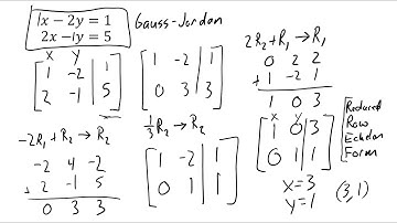 2.2-2.4 Systems of Equations and Matrices