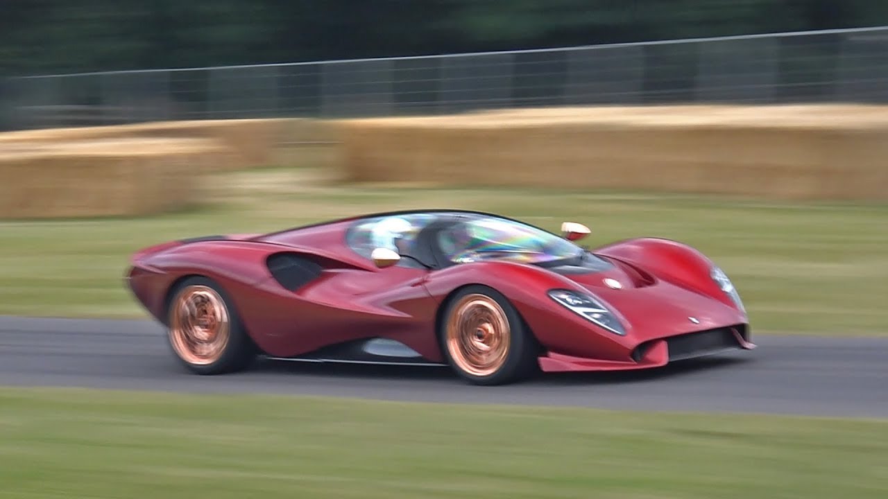 ⁣NEW $800.000 DeTomaso P72 - Exhaust Sounds, Revs, Accelerations @ FOS Goodwood!