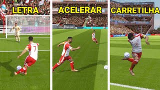 Como Fazer Todos os Dribles e Truques do Dream League Soccer 2024