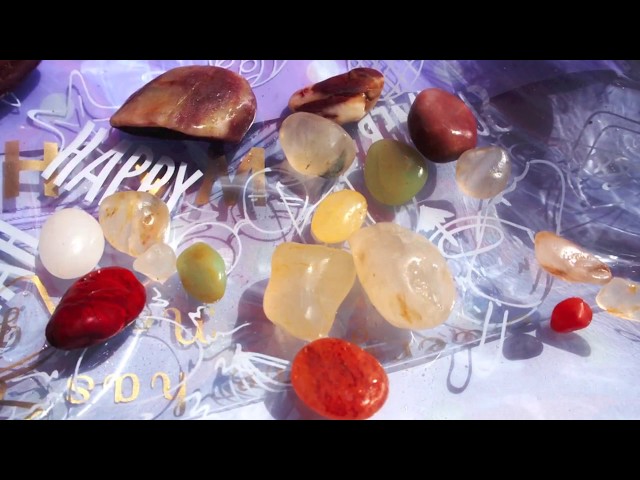 Beach Stone 🦀 ASMR 心行くまで、きれいな石を拾いました。慶野松原 海水浴場  淡路島