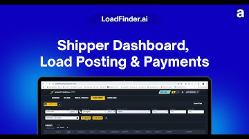 Loadfinder.ai | Shipper Dashboard, Load Posting & Payments Demo