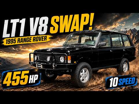 LT1 Swapped Range Rover Classic — 455HP, 10-Speed, Beluga Black