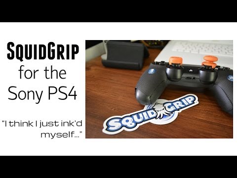 SquidGrip: Sony PS4 - Installation and Revew #StopNakeControllerAbuse #iJustInkdMyself