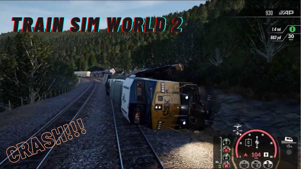 Train Sim World 2 CSX Train Crash