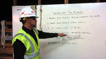 Inspecting the Rigging With HEO CHRIS MATA