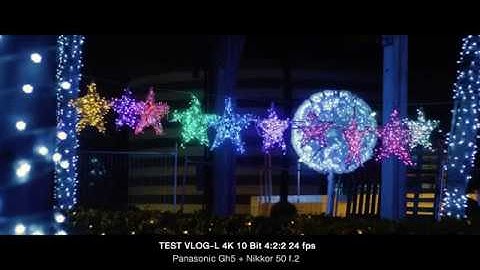 Test GH5 Vlog-L 4k 10 bit 4:2:2 24 fps (Lowlight)