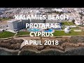 KALAMIES BEACH PROTARAS CYPRUS APRIL 2018 DJI MAVIC AIR