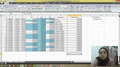 Metode Bagi Dua Berbantuan Microsoft Excel