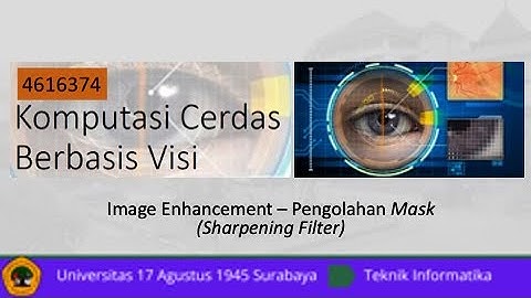 09a  Implementasi Sharpening Filter di Matlab