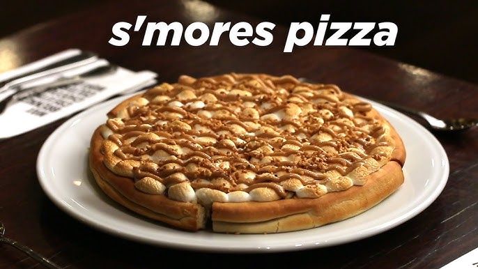 Delicious Dessert! Now get both S'Mores Dessert Pizza and Cinnamon Wheels  for AED 39 only. Use code: DD39 #dessertpizza #smoresdessert…