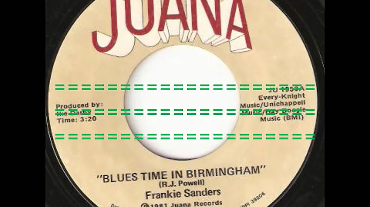 Blues Time In Birmingham  -  Frankie Sanders