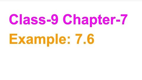 TN Class-9 Maths Chapter-7 Mensuration Example: 7.6