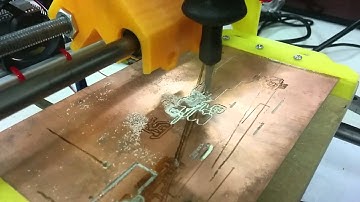 Cyclone PCB milling machine running