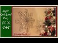 Dollar Tree DIY - Sparkle Hanger Snowflake - Glam Christmas Decor