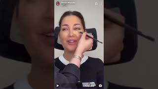 تتوريال ميكب ناعم بـ روج احمر سناب الآرتست : روان الركيبي makeup tutorial