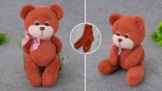 Wonderful Bear out of socks DIY