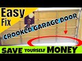 Garage Door Crooked and the Cable Came Off? Easy Fix in 5 Minutes!