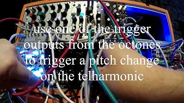 Andy Pidcock modular jam, make noise/mutable instruments/erica synths/qu bit electronix